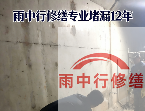 东城某商场电梯井堵漏案例